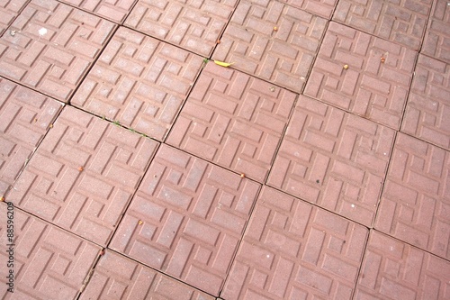 Wallpaper Mural Brick floor pathway Torontodigital.ca