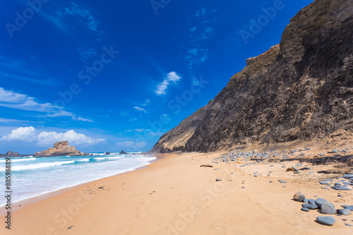 Atlantic ocean beach, Portugal