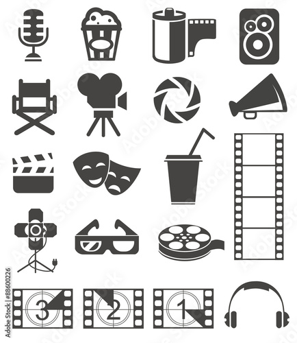 Movie icons/ Movie icons derived from items used in the film industry