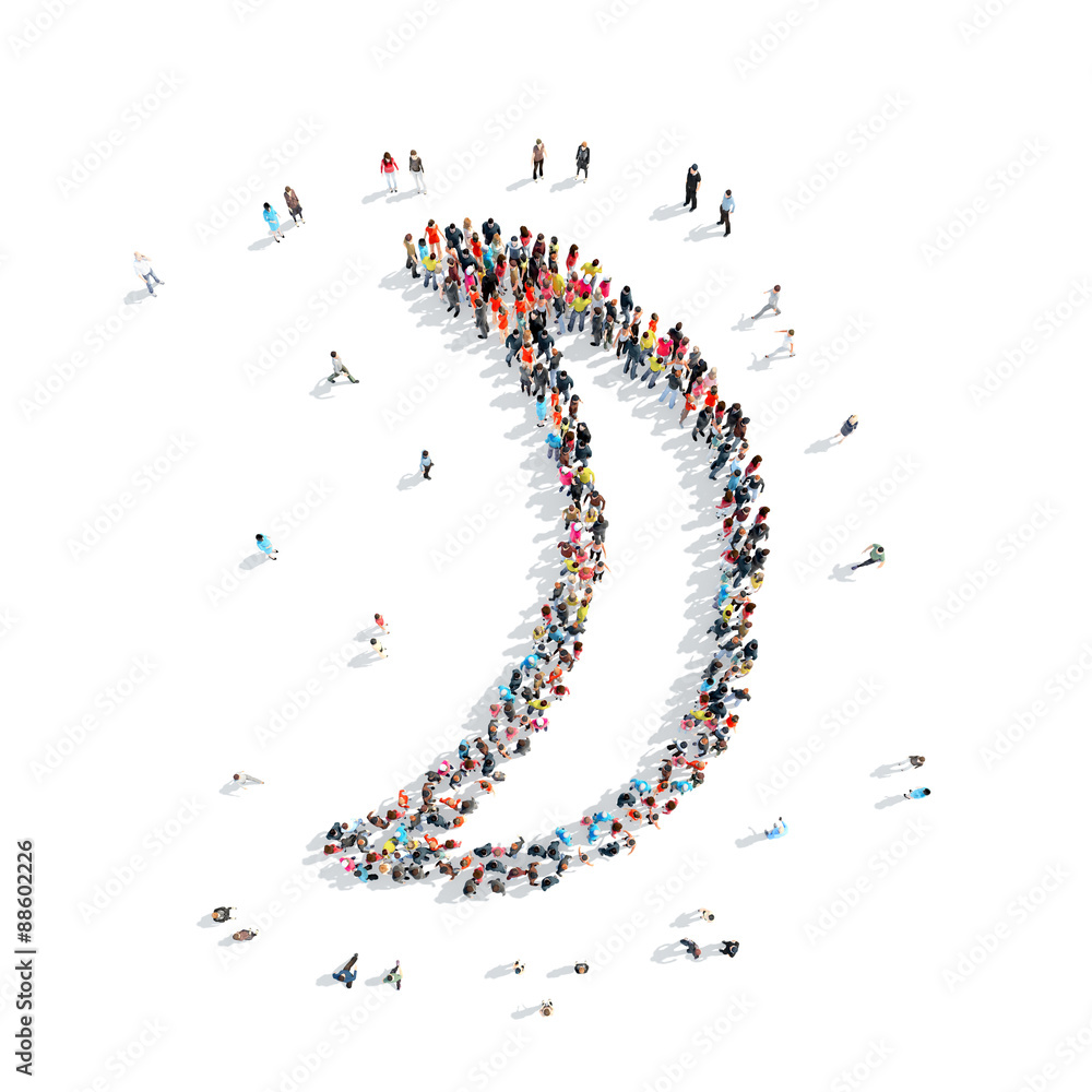 people in the shape of Muslim crescent, religion people in the shape of Muslim crescent, religion