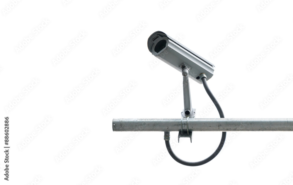 Security camera(CCTV) isolated on white background