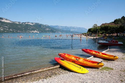 Plage de Conjux en Savoie (Lac du bourget) © Aurélien Antoine