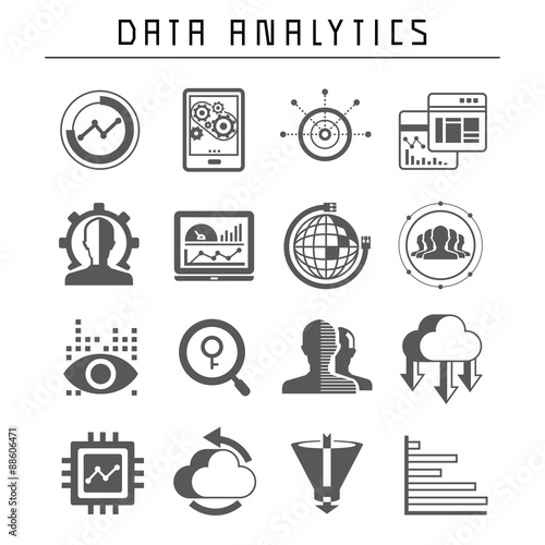 data analytics icons
