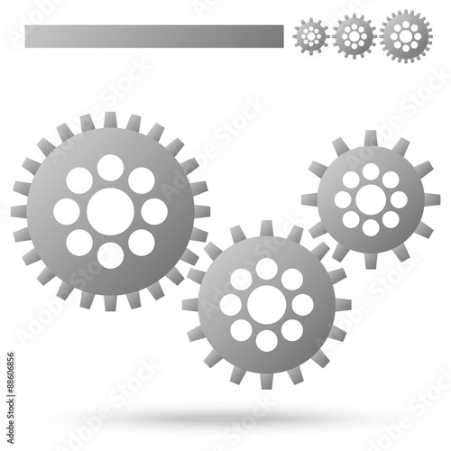 gears for cooperation symbolism