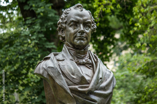 Thomas Moore Memorial (Bust of Thomas Moore) Central Park Manhattan New York City