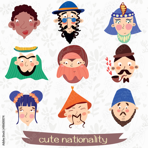 Nine nationalities: African, Jew,Muslim, Englishman, Korean and