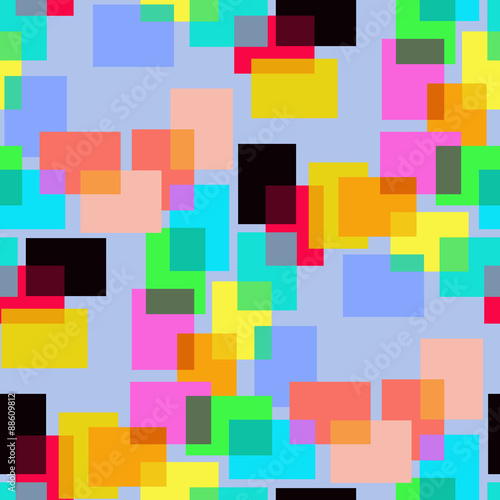 Abstract background of colored rectangles.