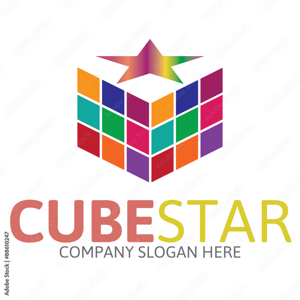 Cube Star Logo Cube Star Logo