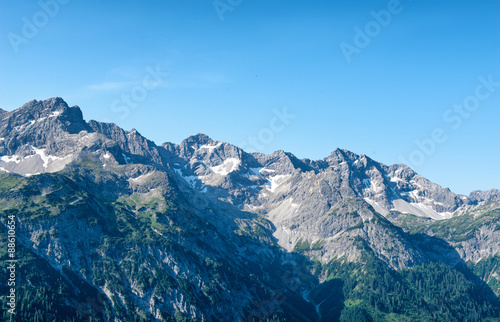 Alpine moutains in Tyrol Austria