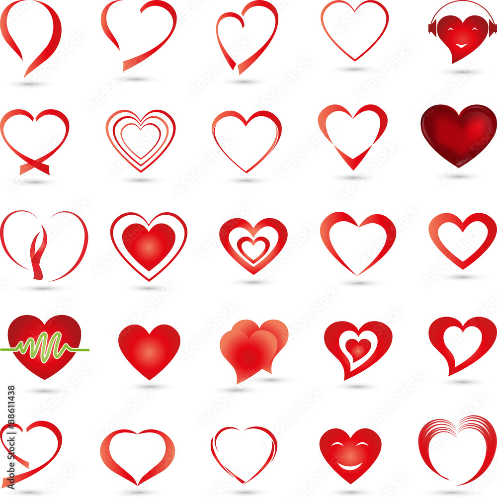 Herzen Sammlung, Logo, Button