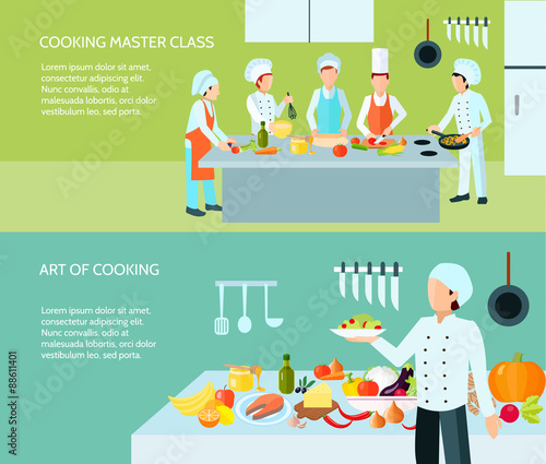 Cooking Art Banner Set 