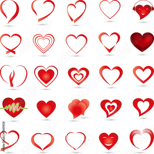 Herzen Sammlung, Logo, Button
