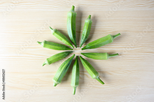 Fresh okra