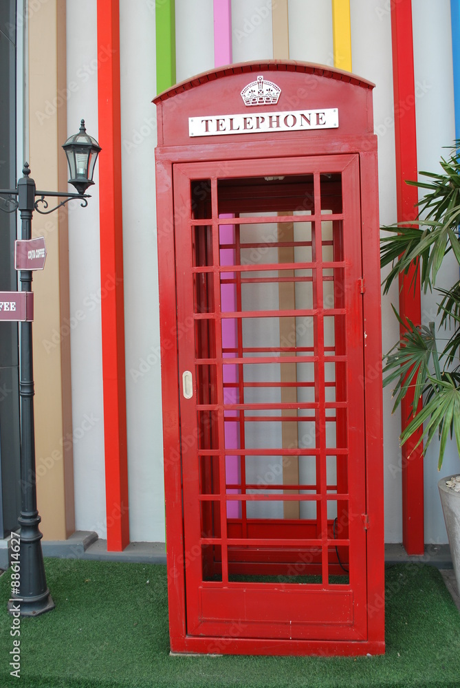 Obraz premium Telephone booth