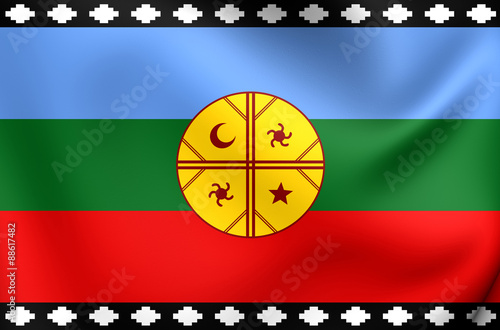 Flag of the Mapuche photo