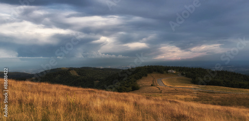 nuages au sommet