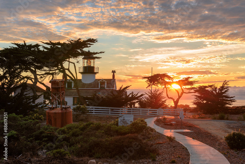 Photos Sunset at Point Pinos Historic Lighthouse in Monterey California