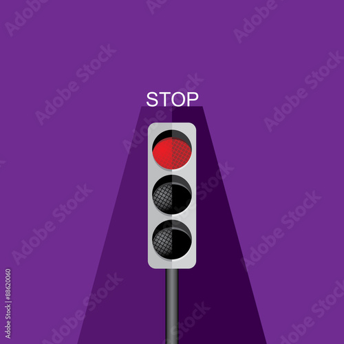 creative traffic concept vector illustration 