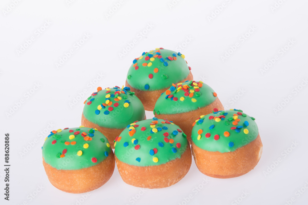 Sweet mini donut on background Sweet mini donut on background