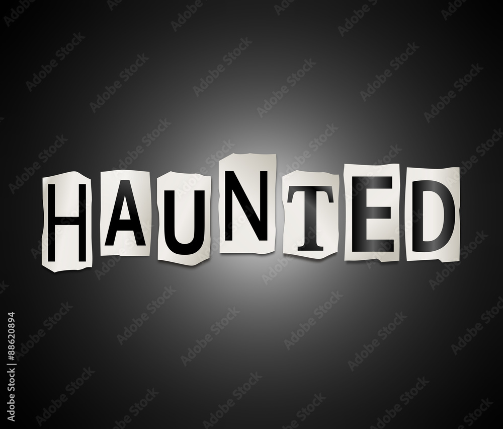 Obraz premium Haunted concept.