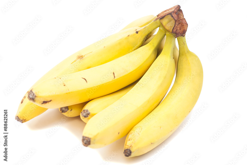 banana bunch isolated