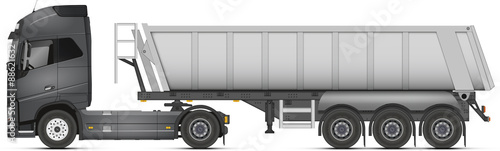 Camion grande benne
