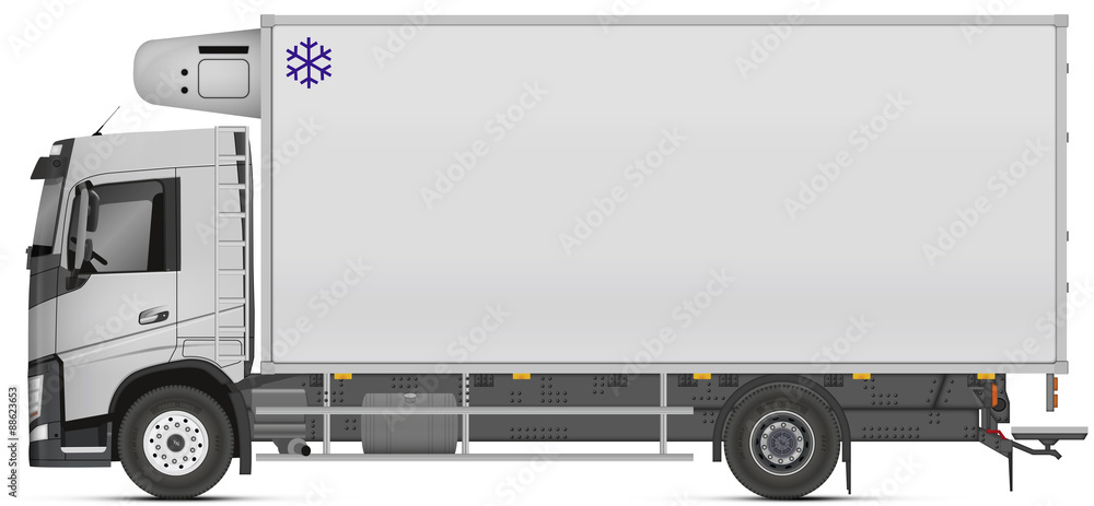 Camion livraison frigorifique V1 vector de Stock | Adobe Stock