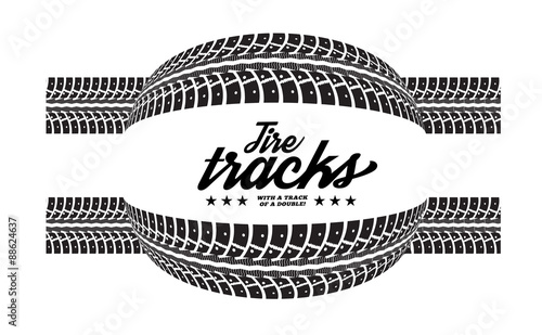 Tire tracks