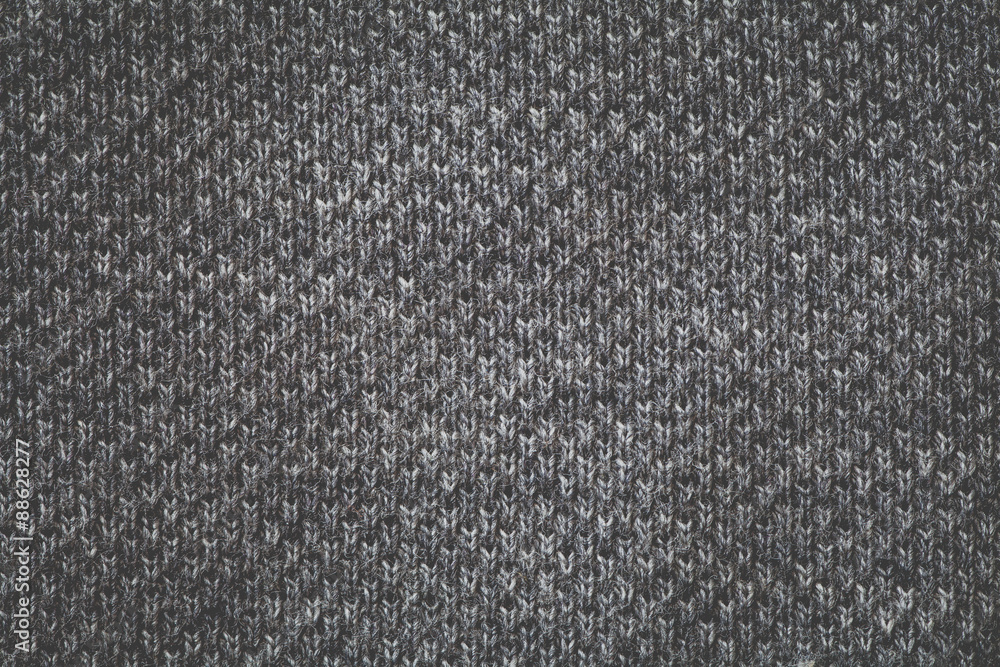 Detail of Black fabric texture and background seamless..