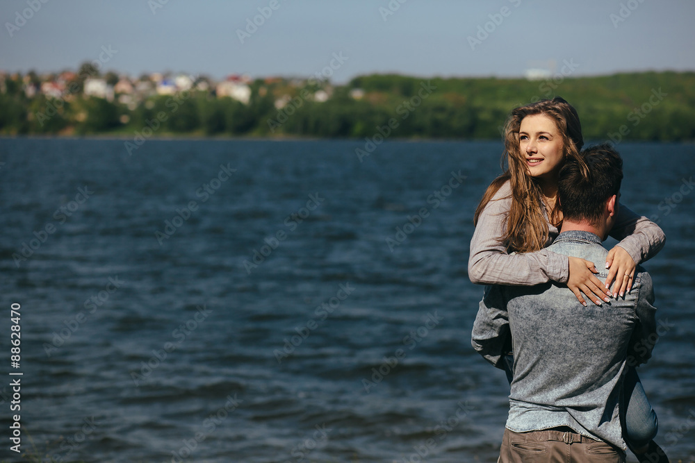 couple at the shore