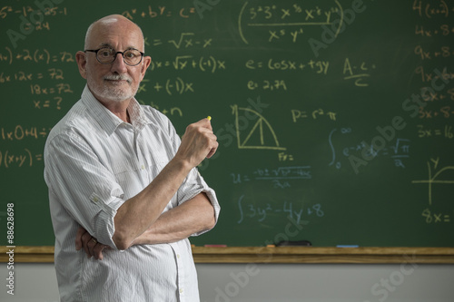 Portrait of a proud, male professor