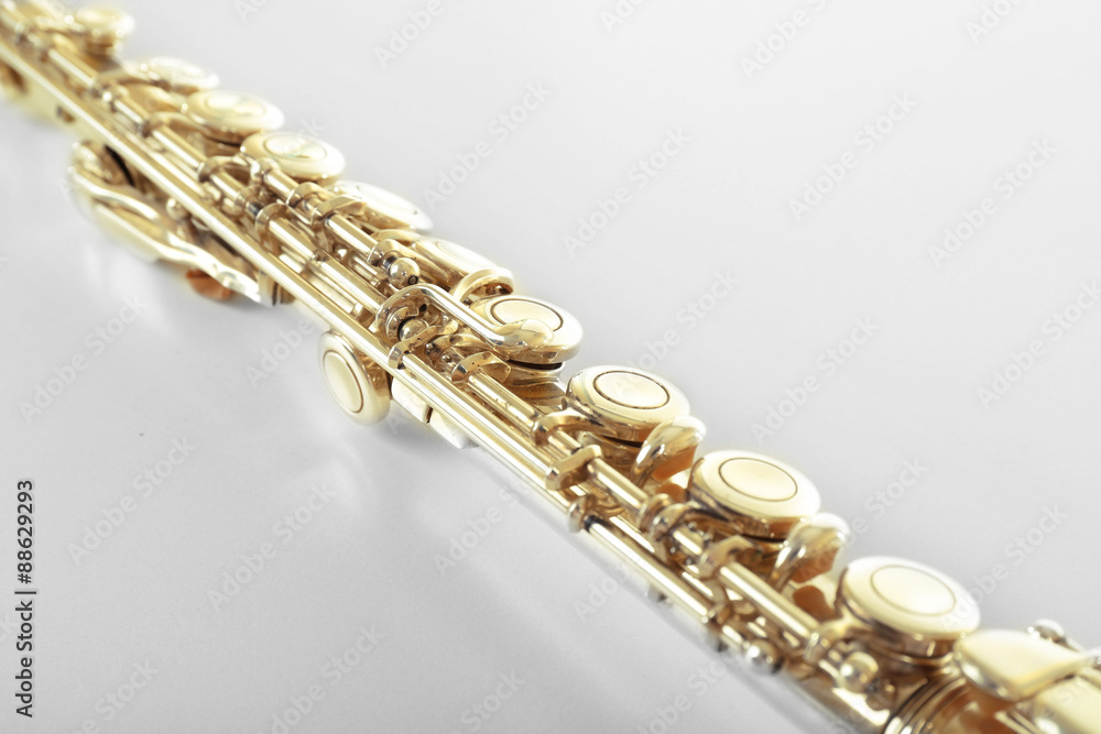 Fototapeta premium Flute isolated on white