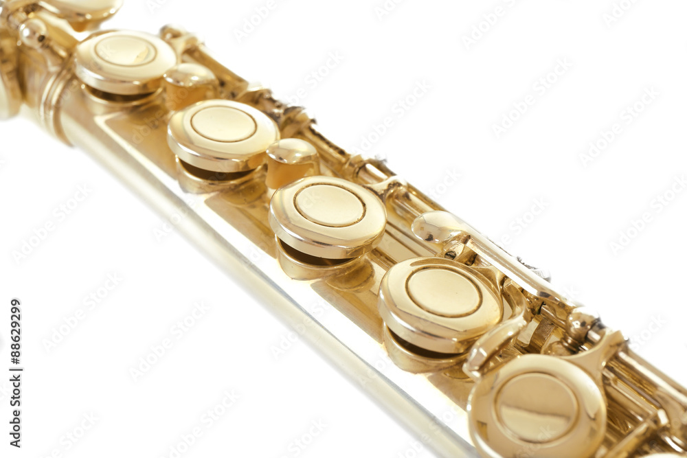 Fototapeta premium Flute isolated on white