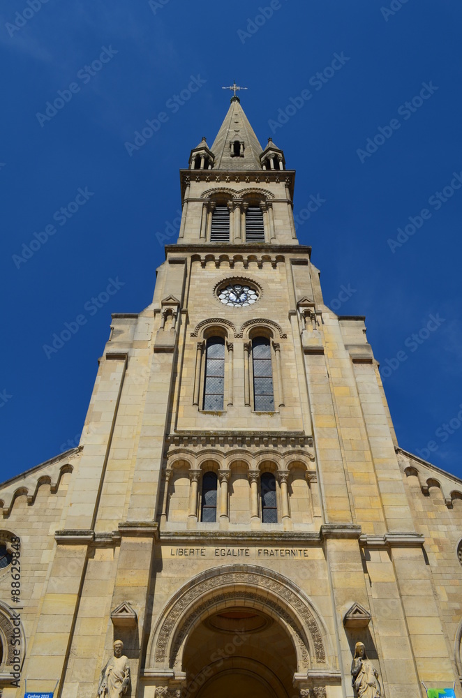 Basilique Saint-Denys à Argenteuil (Val d'Oise - France) 