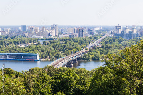 urban landscape view of the Dnieper