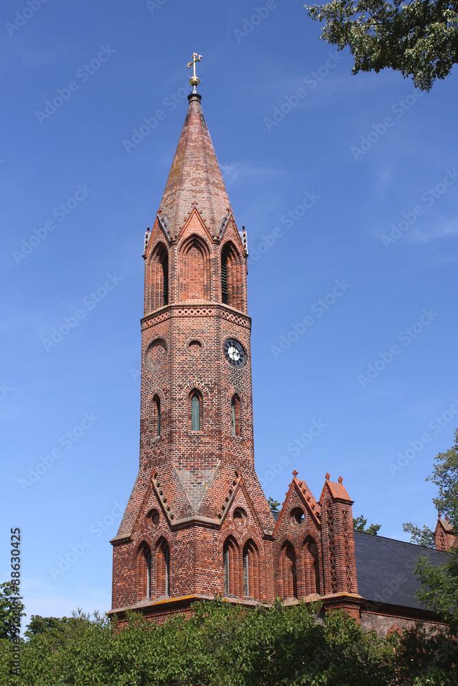 Fototapeta premium Kirche -Brodowin
