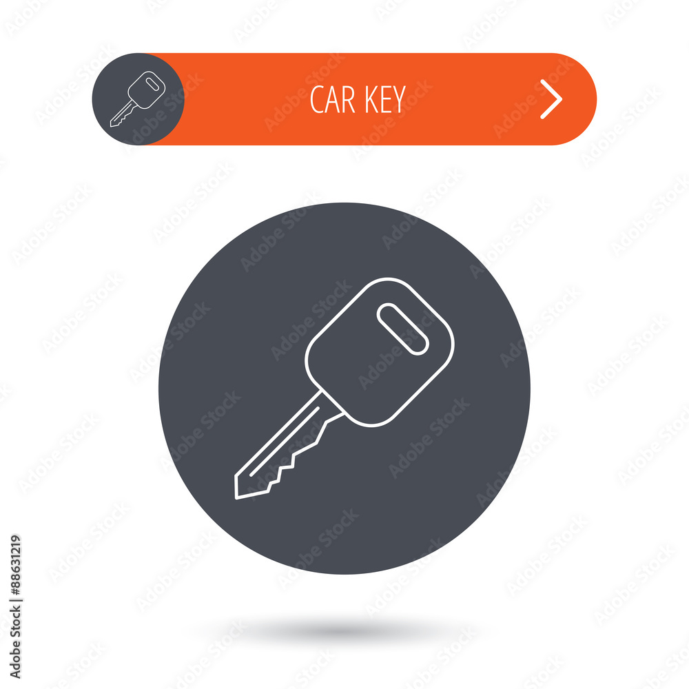 Car key icon. Transportat lock sign. Car key icon. Transportat lock sign.