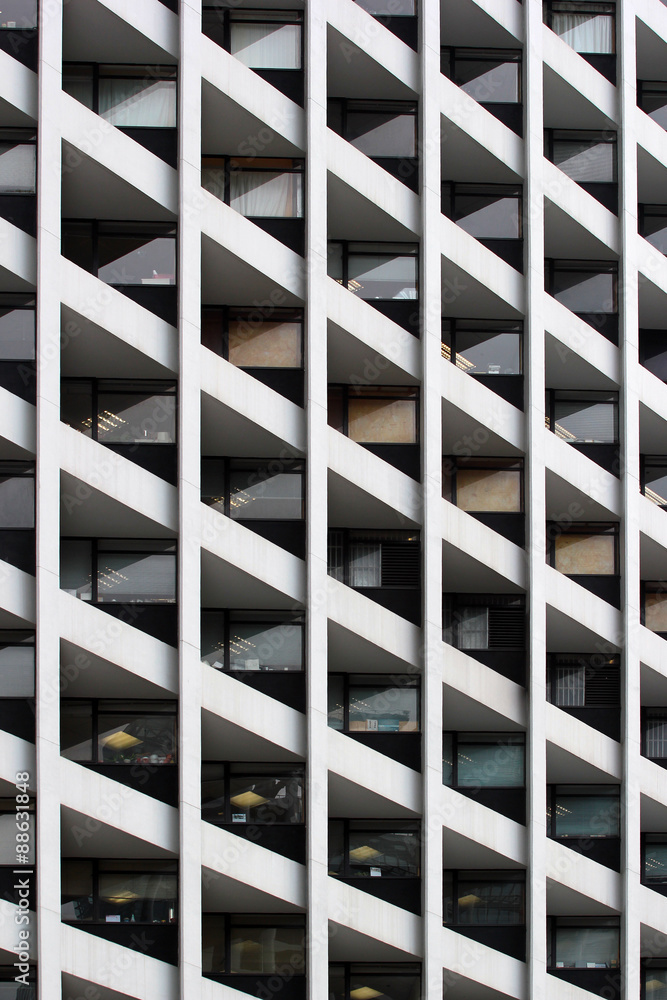 Facade of office buiding Facade of office buiding