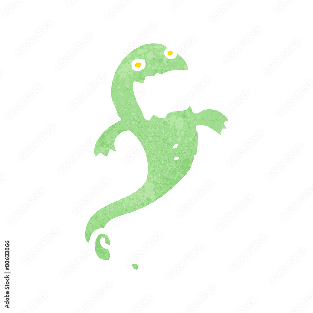 Fototapeta premium retro cartoon ghost