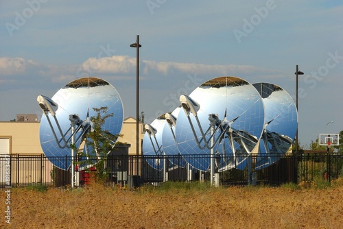 parabolic solar dish photo