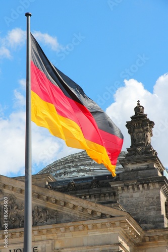 Canvas Print German flag