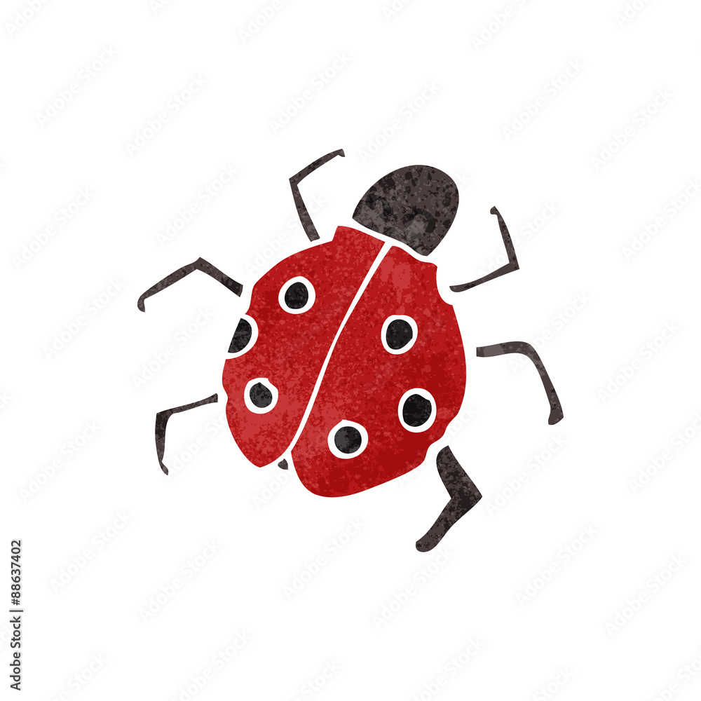 retro cartoon ladybug retro cartoon ladybug