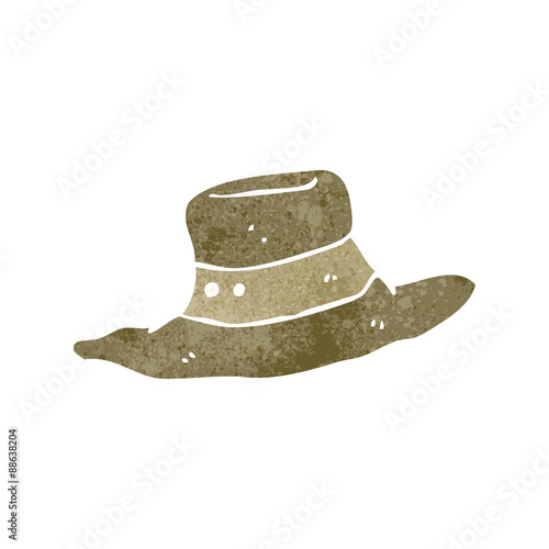 retro cartoon old hat