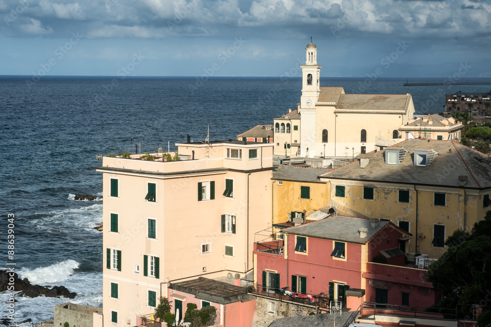 View from Capo santa Chiara, Genoa, Italy