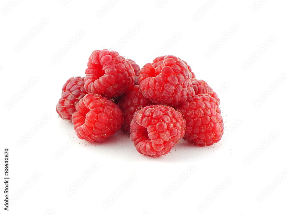 Himbeeren - freigestellt Himbeeren - freigestellt