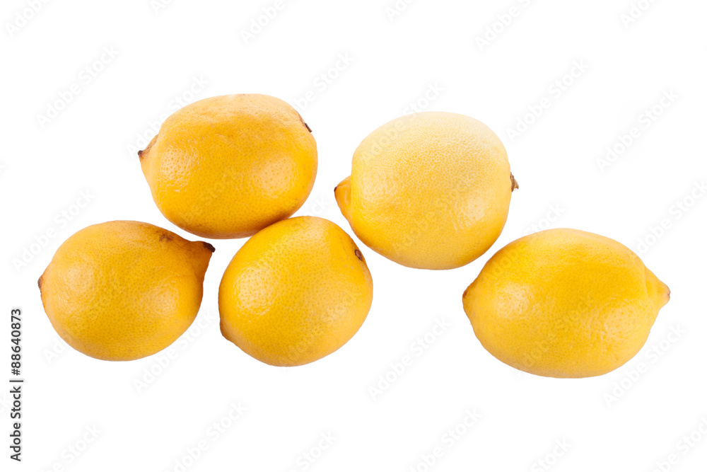 lemons isolated on white background lemons isolated on white background