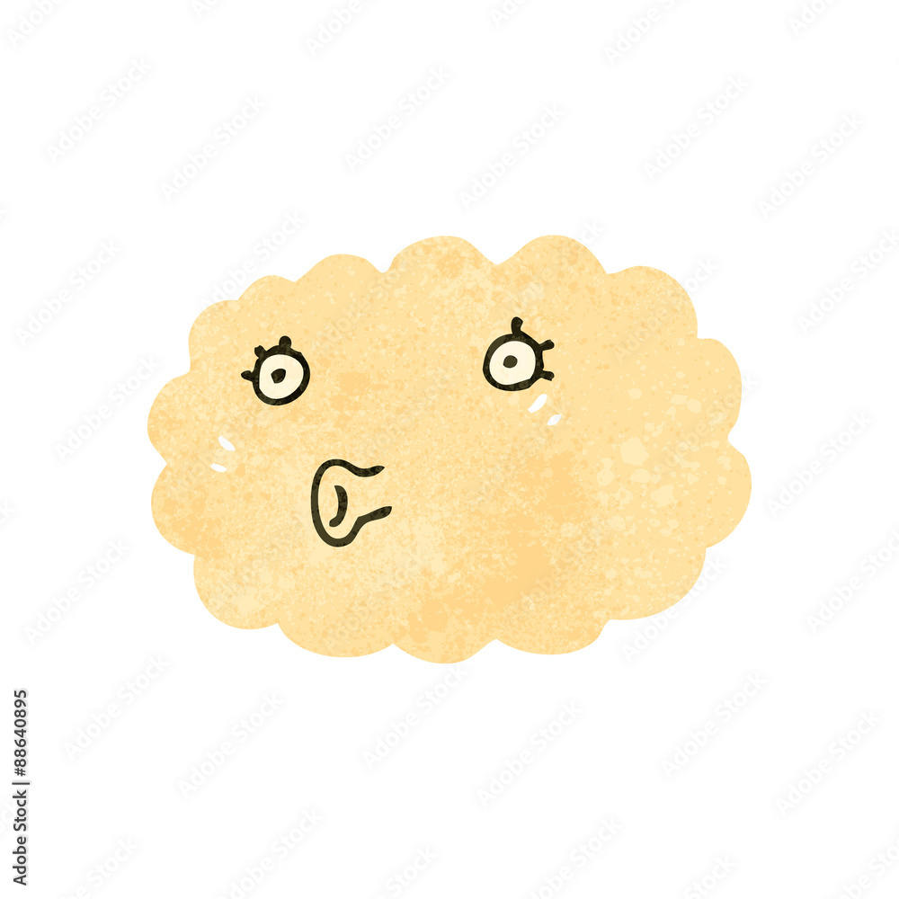 retro cartoon cloud retro cartoon cloud