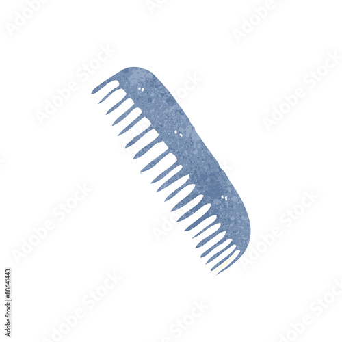 retro cartoon comb