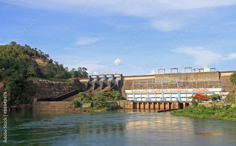 Nam Ngum dam nearly Vientiane Nam Ngum dam nearly Vientiane