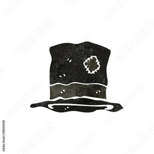 retro cartoon old hat